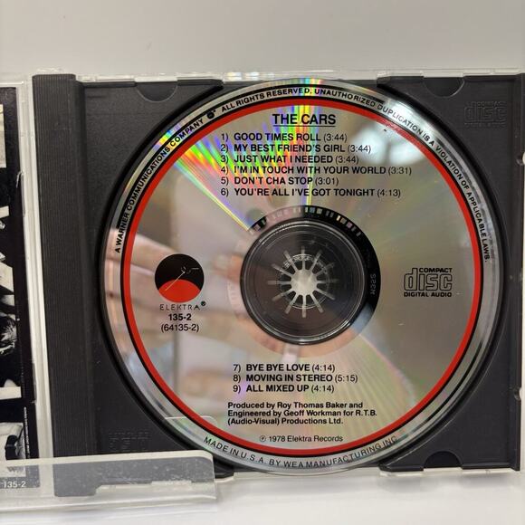 The Cars by The Cars (CD) - Picture 4 of 5